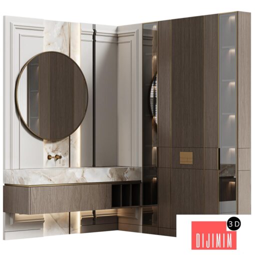 Bathroom furniture 28 in neoclassical style