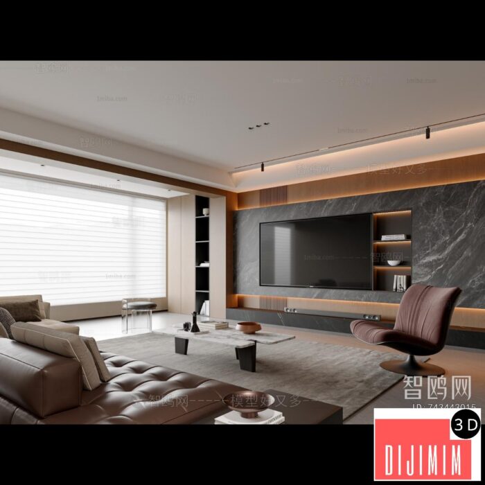 Modern A Living Room ID:743443015 - Görsel 1