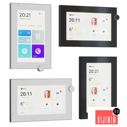 Video intercom AZ-07LL white/black from BAS-IP