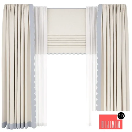 scalloped curtains