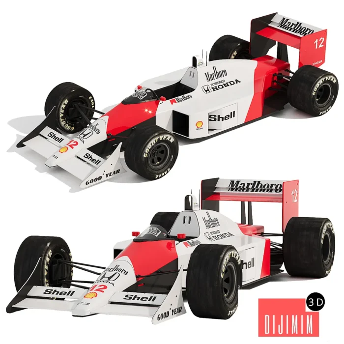 McLaren MP4/4 Formula 1 car 1988 - Görsel 1