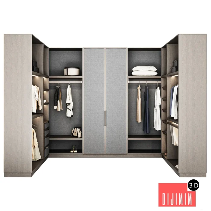 Wardrobe with filling - Görsel 1
