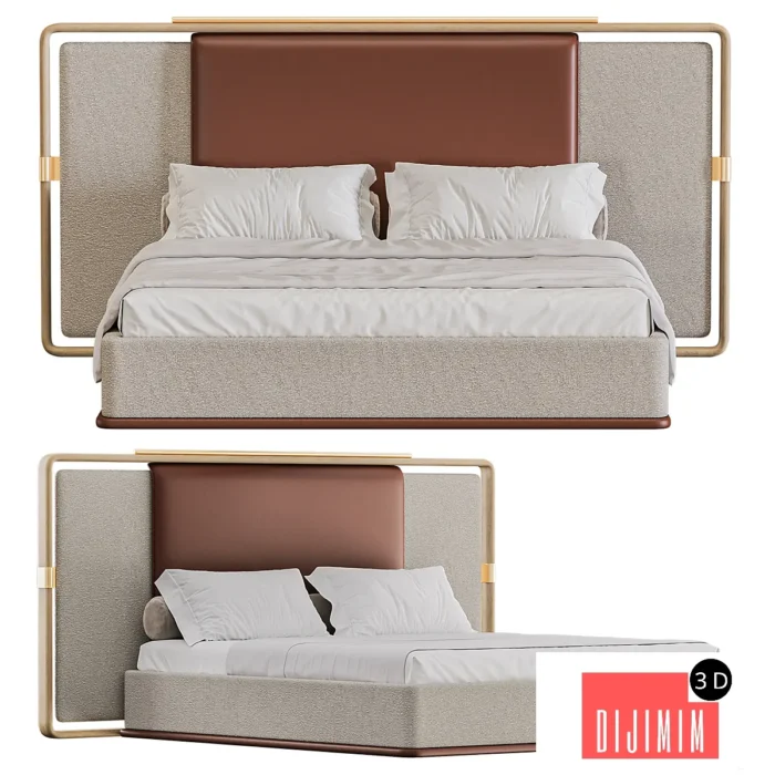 Double bed Vittoria Frigerio - Görsel 1