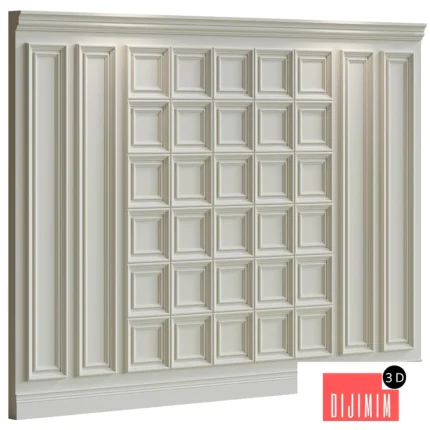 Decorative plaster with molding #042