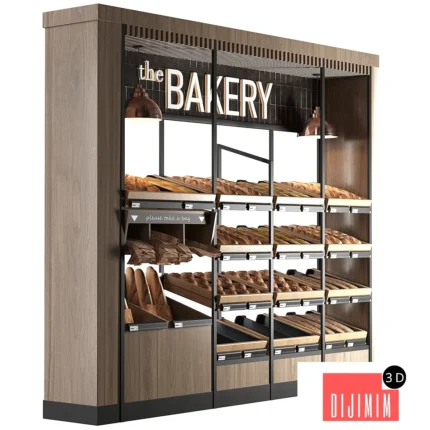 Shelf in a bakery