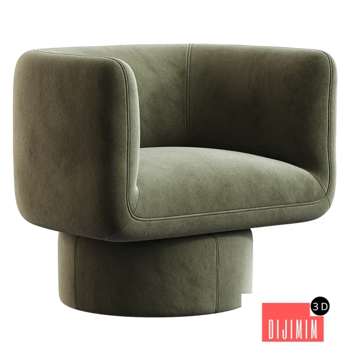 Adrian Swivel Chair - Görsel 1