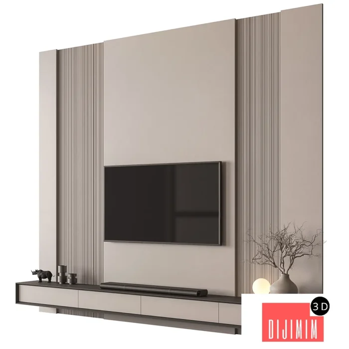 TV Wall Set 198 - Görsel 1