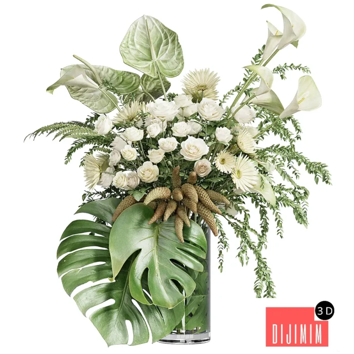 Flower In Vase 64 - Görsel 1