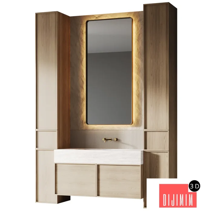 Bathroom furniture 001 - Görsel 1