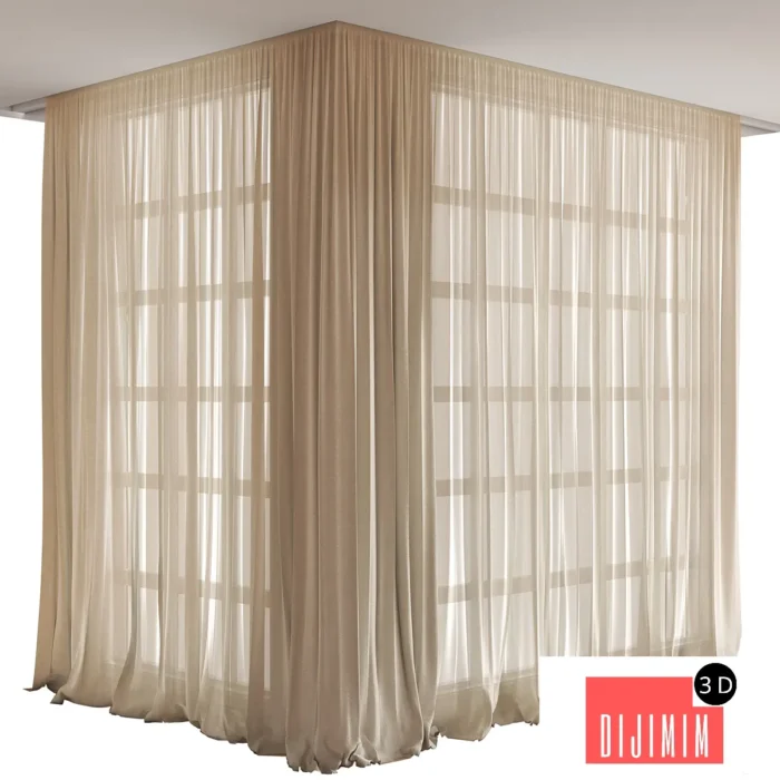 Curtain For interior N097 - Görsel 1