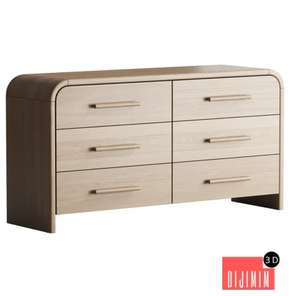 Faydra 6-Drawer Double Dresser