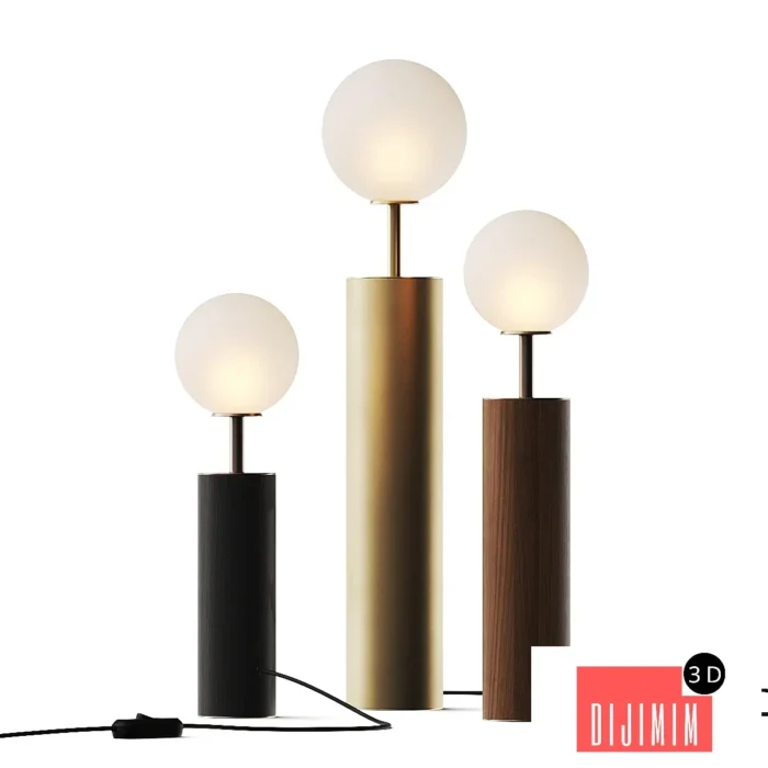 CVL Luminaires Les Co Table Lamp - Görsel 1