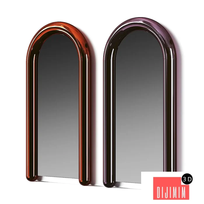Luca Nichetto La Manufacture SOUFFLE Mirror - Görsel 1