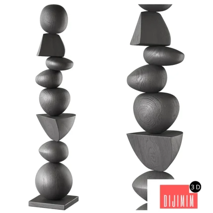 A Sculpture of Dark Elegance