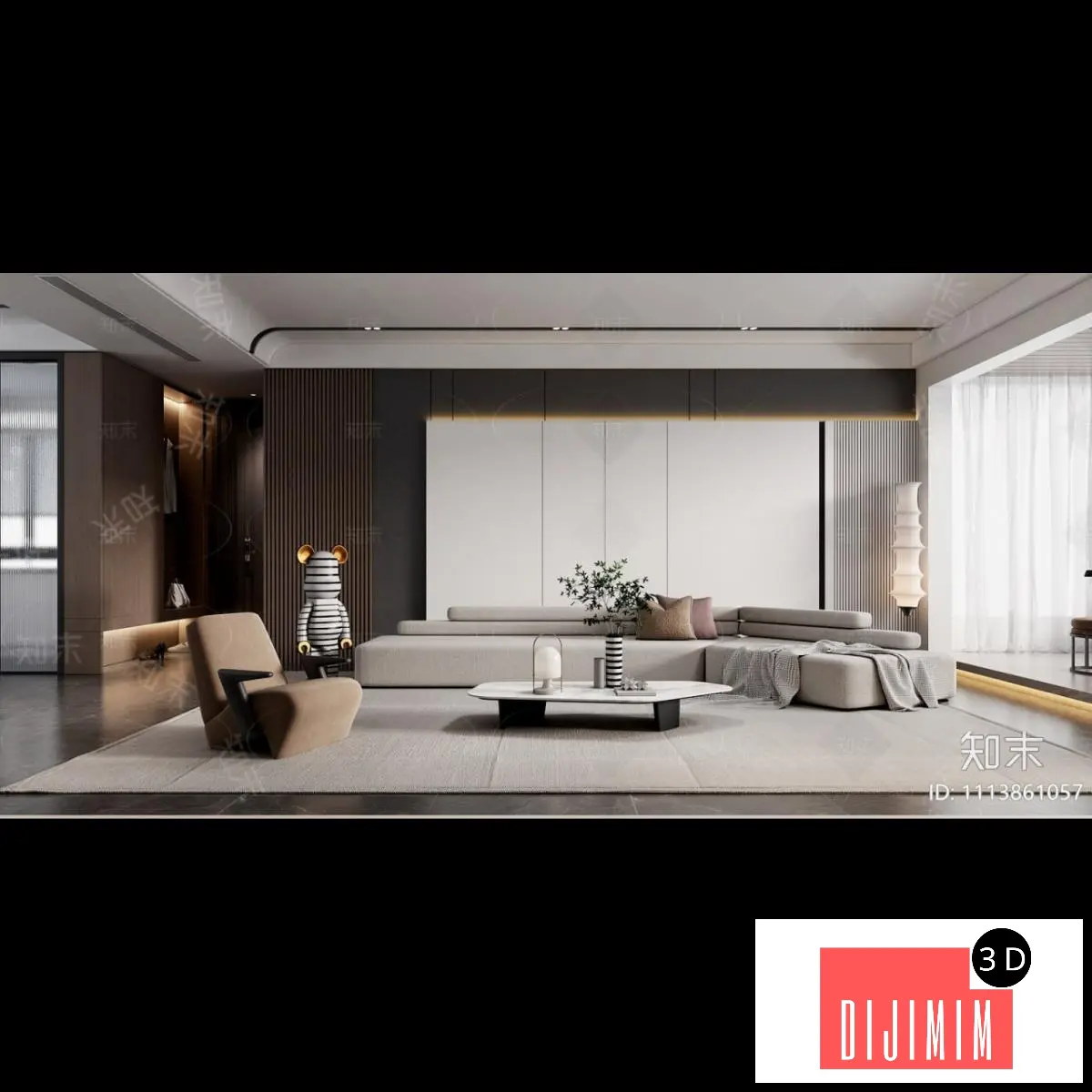 Modern A Living Room ID:523245106