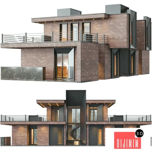 Modern Brick Villa VOL03