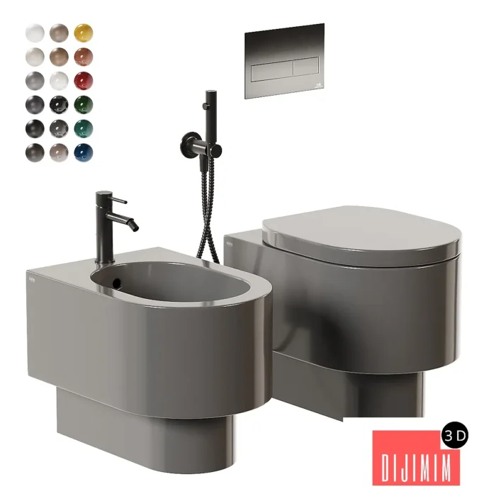 Ceramica Cielo Otis WC - Görsel 1