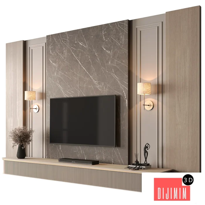 Classic TV Wall Set 205 - Görsel 1