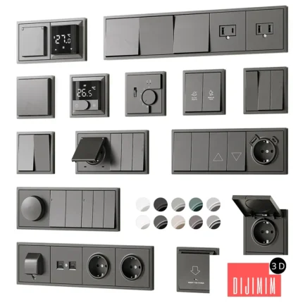 Sockets and switches Donel series R98