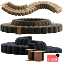 Modular sofa array system from Mdf Italia