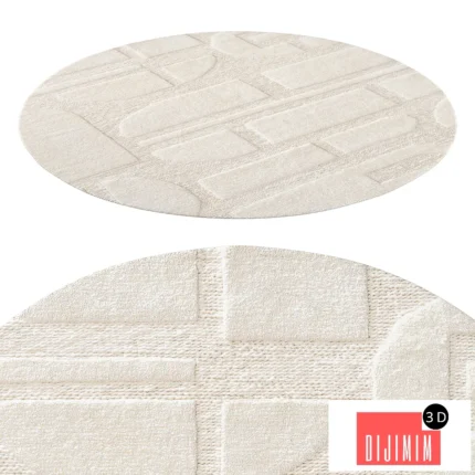 Aarav Wool Rug Round