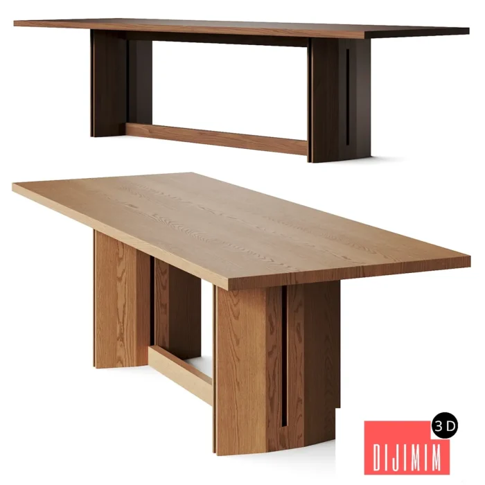 Stillmade Tapered Dining Table - Görsel 1
