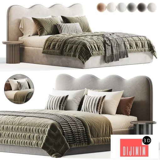 Beatrix bed by McMullin & Co
