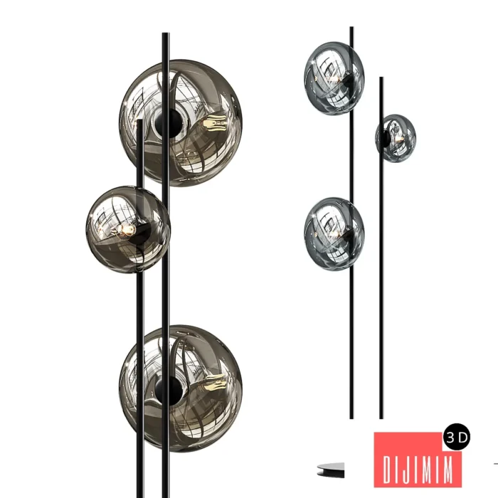 Riflessi Nubola PT Blown Glass Floor Lamp - Görsel 1