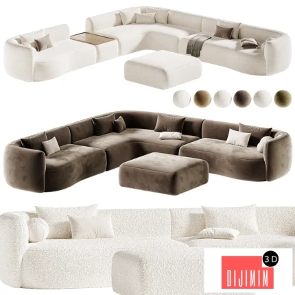 Cloud Corner Sofa By Capital Collection
