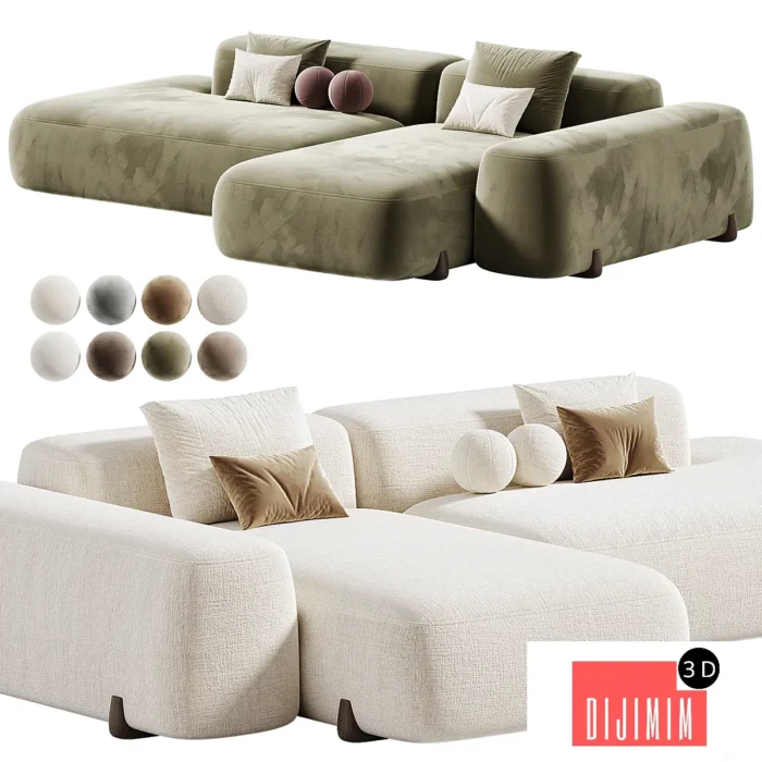 Corner sofa KAUNAS modular by Gianfranco 1 - Görsel 1