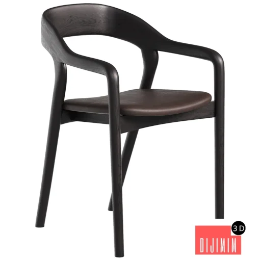 Amare Dining Armchair Sonoma Black