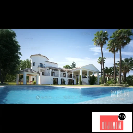 European Style Villa Appearance ID:898182478