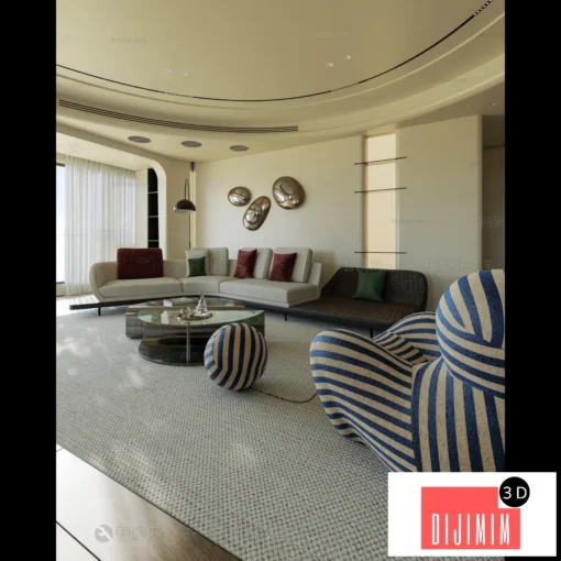 Modern A Living Room ID:210066083