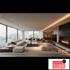 Modern A Living Room ID:249623068