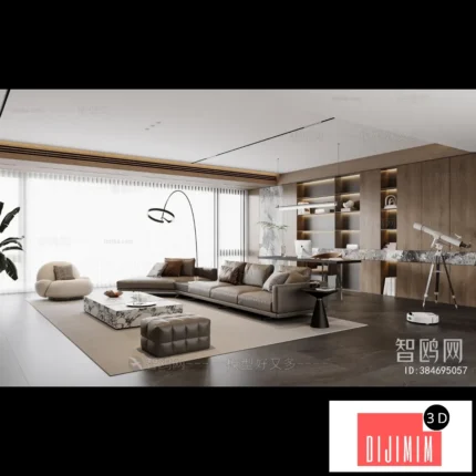 Modern A Living Room ID:384695057