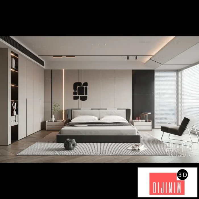 Modern Bedroom ID:603015909 - Görsel 1