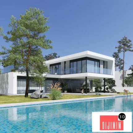 Modern Detached Villa ID:444643972