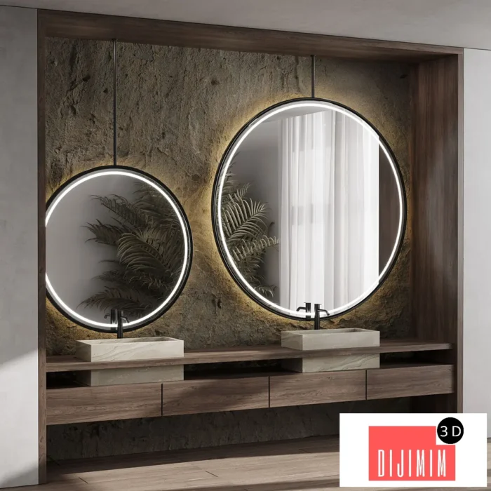 Bathroom furniture by Fauset inbani set 50 - Görsel 1