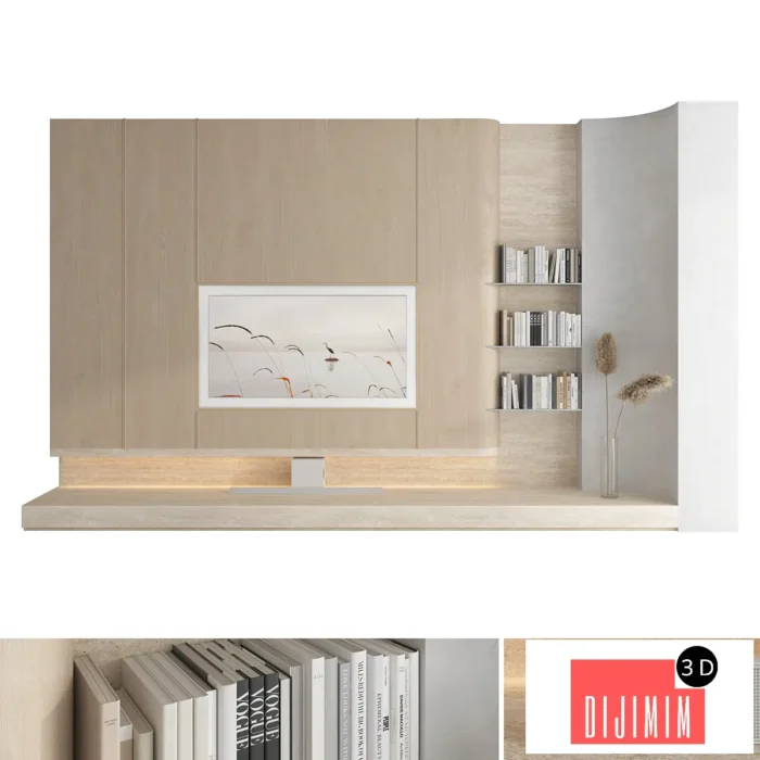 TV wall set 57 - Görsel 1