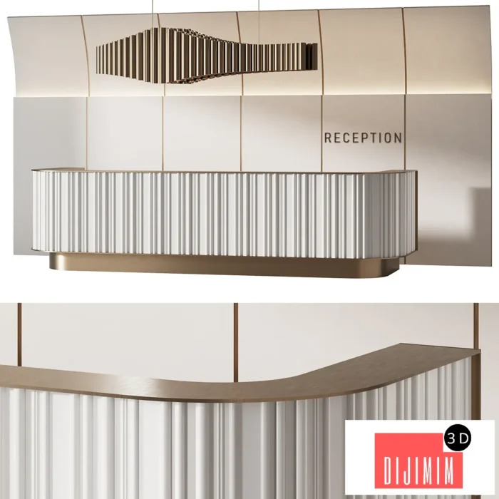 Reception desk 006 - Görsel 1