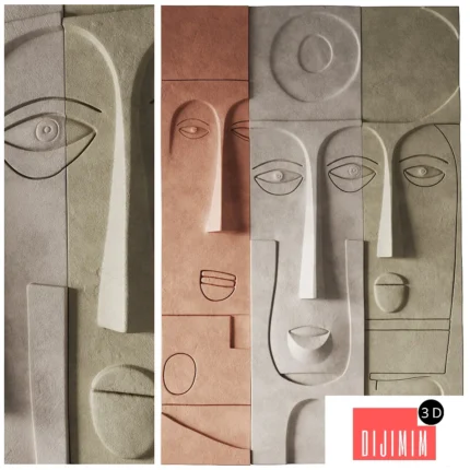 Bas-relief art object