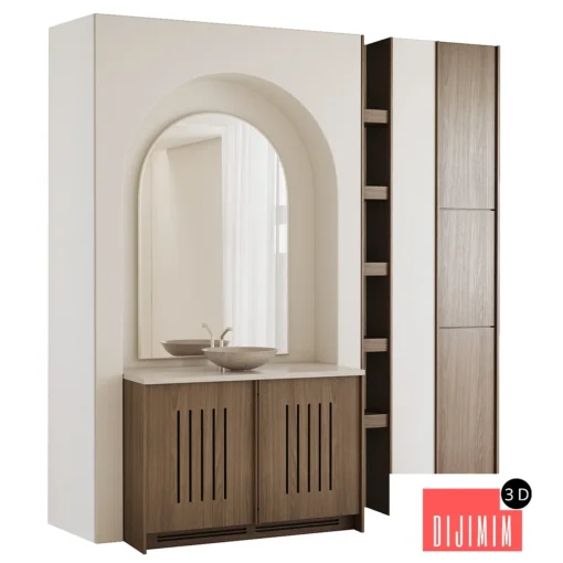 Bathroom furniture by Fauset Bathroom Mina set 110