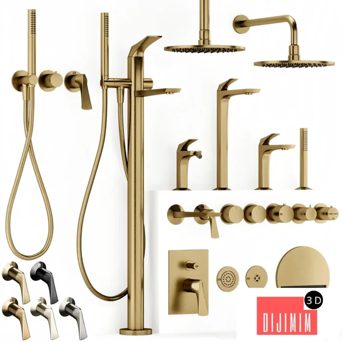 Gessi Ventaglio bathroom faucet collection - Görsel 1