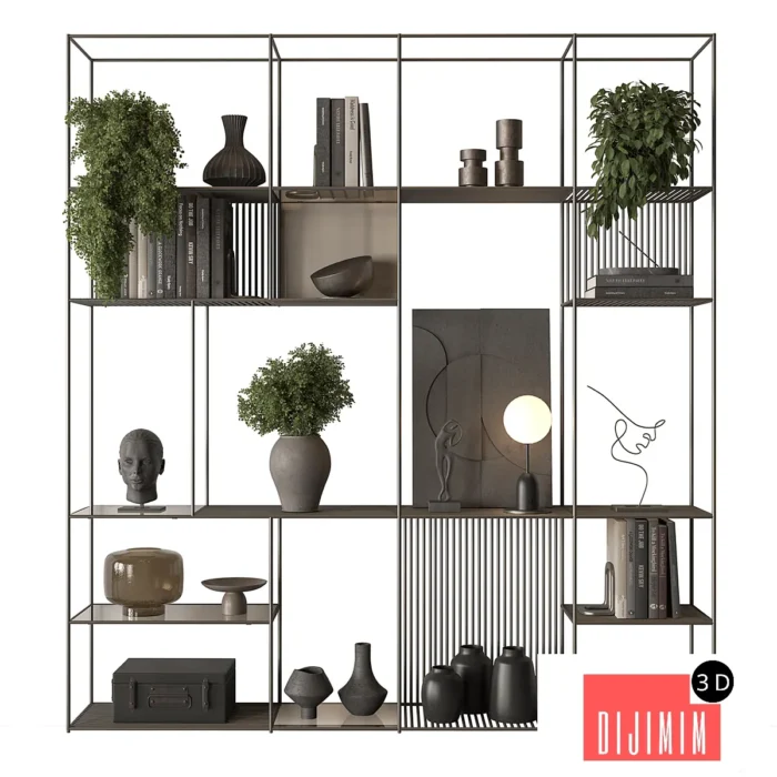 Shelves Decorative - Rack Set 25 - Görsel 1