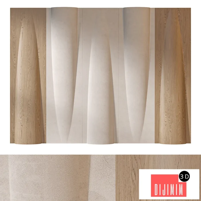 Headboard 3d Wall Panel 25 - Görsel 1