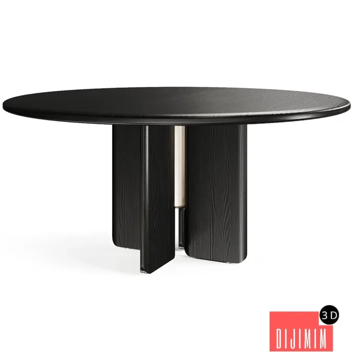 District Eight FAIFO BLCK Round Table - Görsel 1