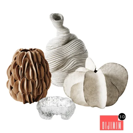 Set of decorative vases01