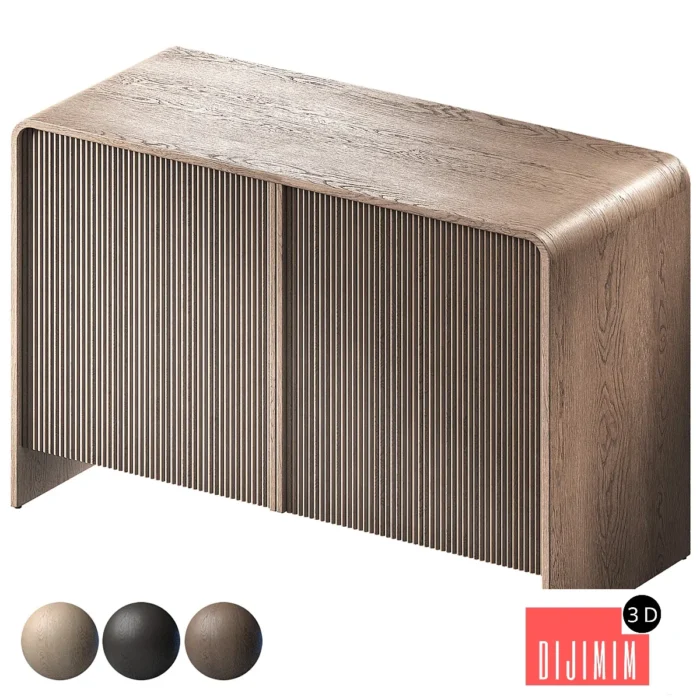 RH Alora Double-Door Sideboard. 3 color options. - Görsel 1