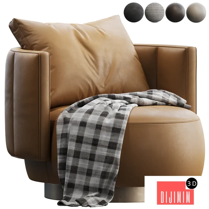 Torii bold chair from MINOTTI brand - Görsel 1