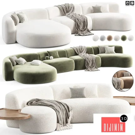 Oze Modular Sofa by Kookudesign